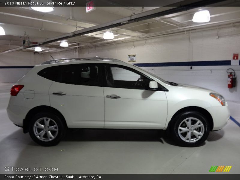 Silver Ice / Gray 2010 Nissan Rogue SL