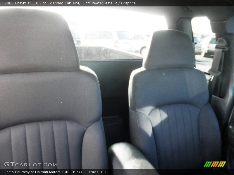 Light Pewter Metallic / Graphite 2003 Chevrolet S10 ZR2 Extended Cab 4x4