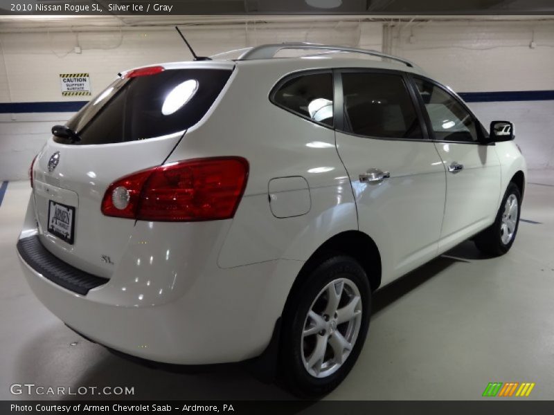 Silver Ice / Gray 2010 Nissan Rogue SL