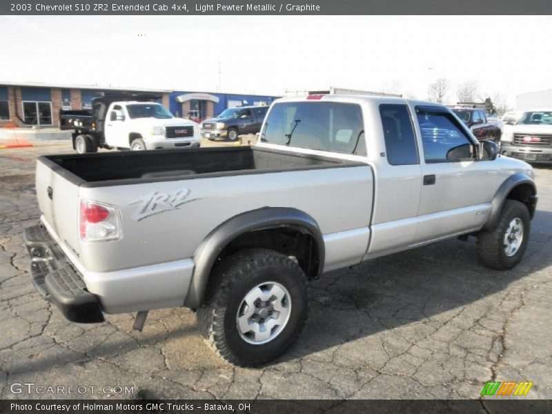 Light Pewter Metallic / Graphite 2003 Chevrolet S10 ZR2 Extended Cab 4x4