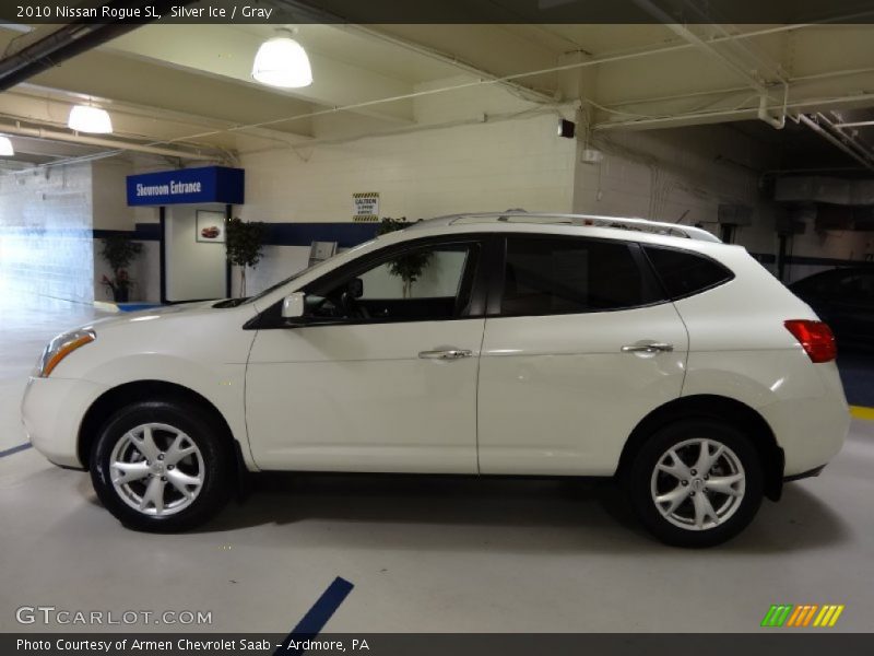 Silver Ice / Gray 2010 Nissan Rogue SL