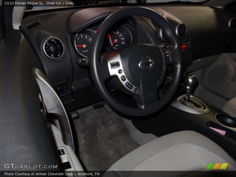 Silver Ice / Gray 2010 Nissan Rogue SL