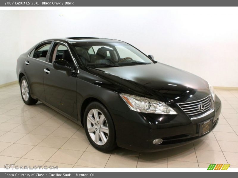 Black Onyx / Black 2007 Lexus ES 350