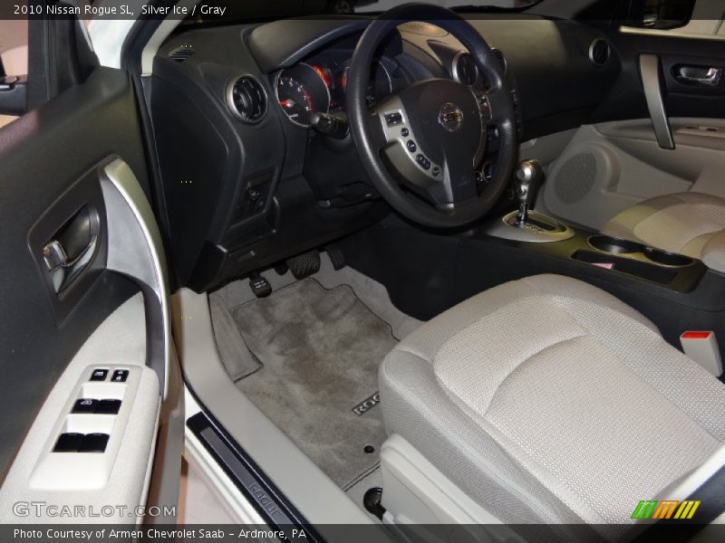 Silver Ice / Gray 2010 Nissan Rogue SL