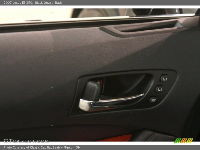 Black Onyx / Black 2007 Lexus ES 350