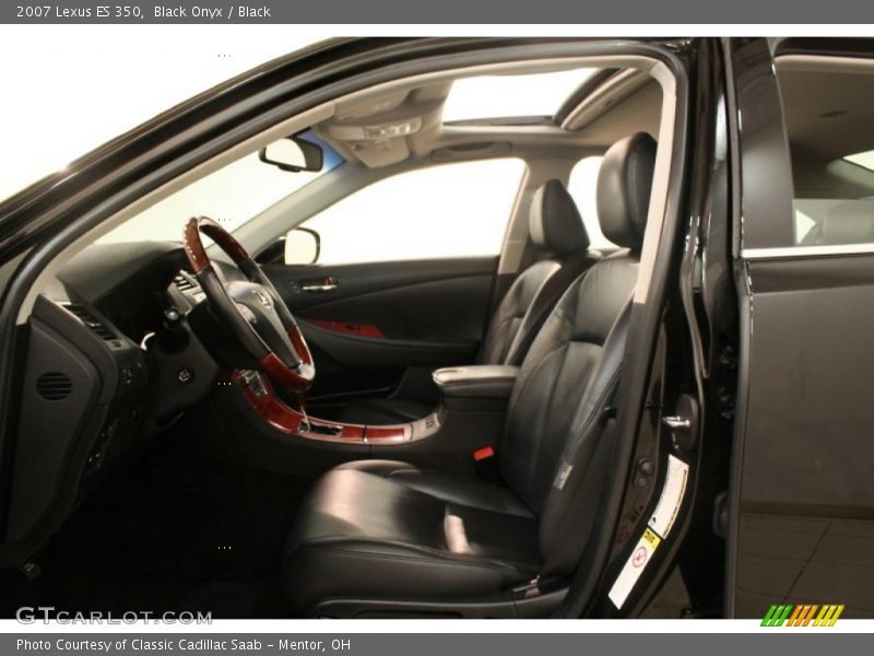 Black Onyx / Black 2007 Lexus ES 350