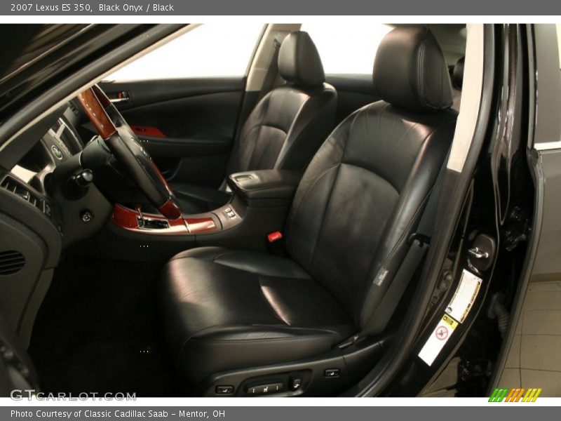 Black Onyx / Black 2007 Lexus ES 350