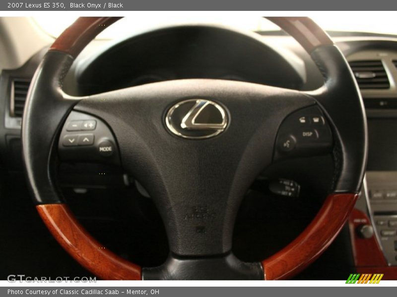 Black Onyx / Black 2007 Lexus ES 350
