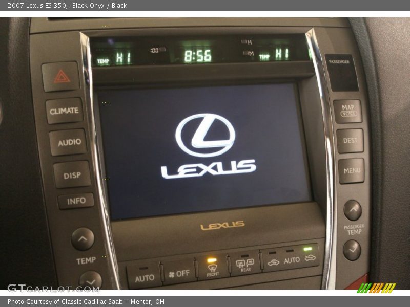 Black Onyx / Black 2007 Lexus ES 350