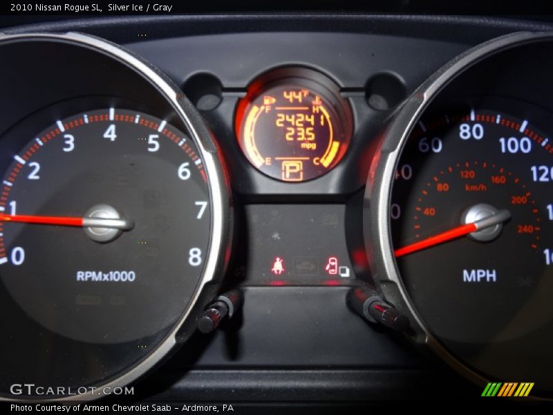 Silver Ice / Gray 2010 Nissan Rogue SL