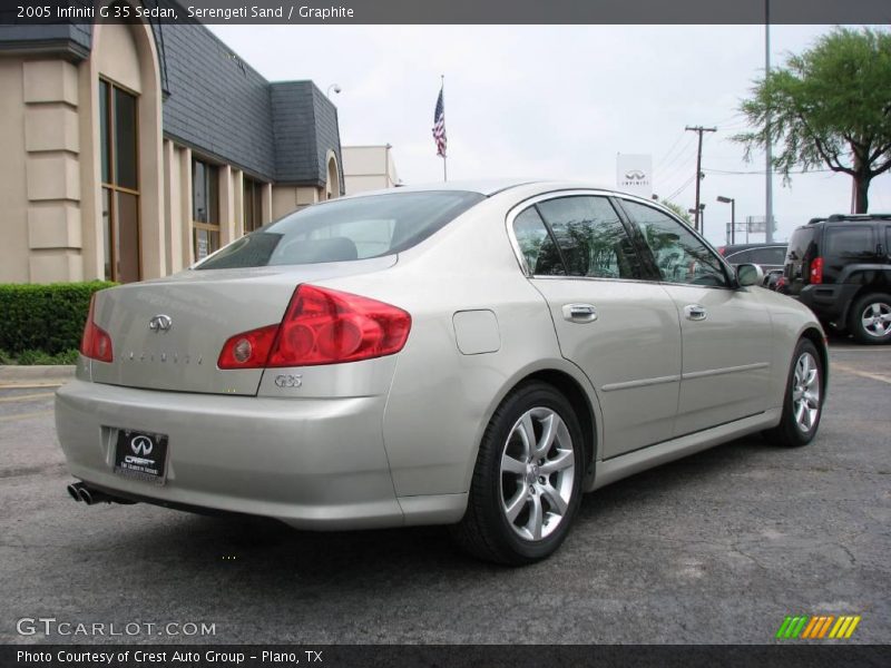 Serengeti Sand / Graphite 2005 Infiniti G 35 Sedan