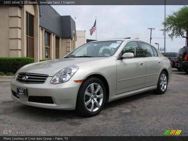 Serengeti Sand / Graphite 2005 Infiniti G 35 Sedan