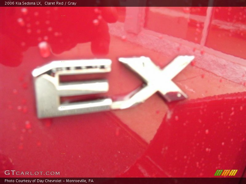 Claret Red / Gray 2006 Kia Sedona LX