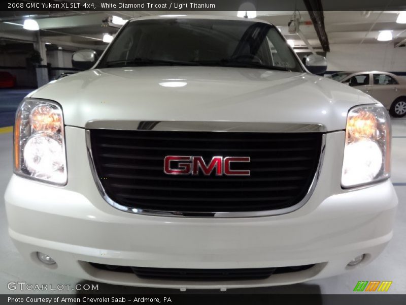 White Diamond Tricoat / Light Titanium 2008 GMC Yukon XL SLT 4x4