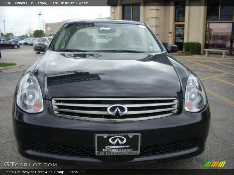 Black Obsidian / Wheat 2005 Infiniti G 35 Sedan