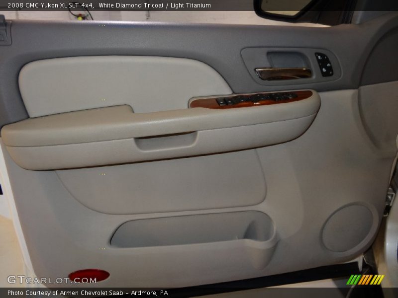 White Diamond Tricoat / Light Titanium 2008 GMC Yukon XL SLT 4x4