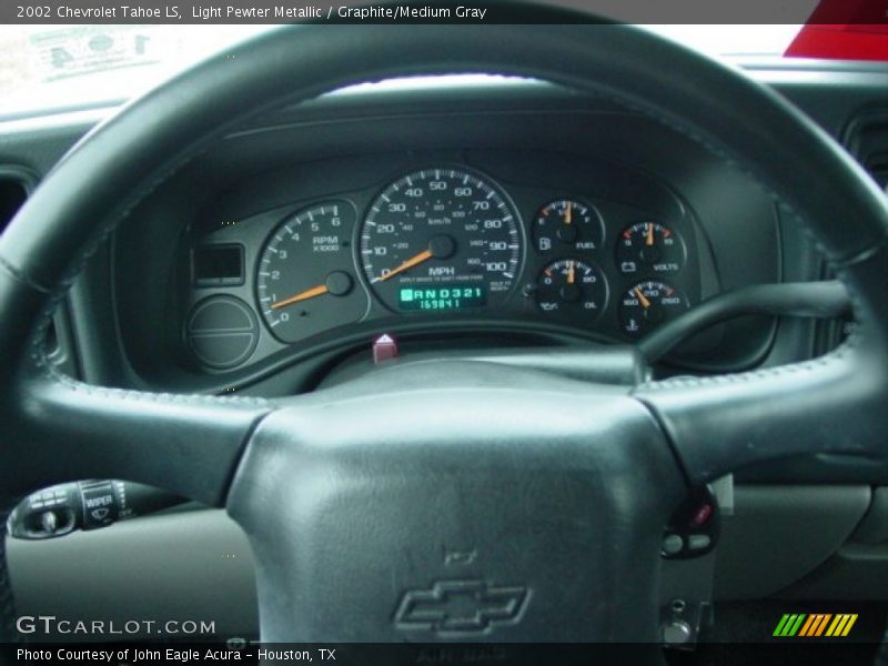 Light Pewter Metallic / Graphite/Medium Gray 2002 Chevrolet Tahoe LS