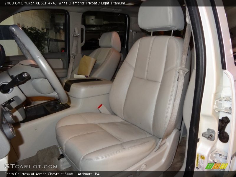 White Diamond Tricoat / Light Titanium 2008 GMC Yukon XL SLT 4x4
