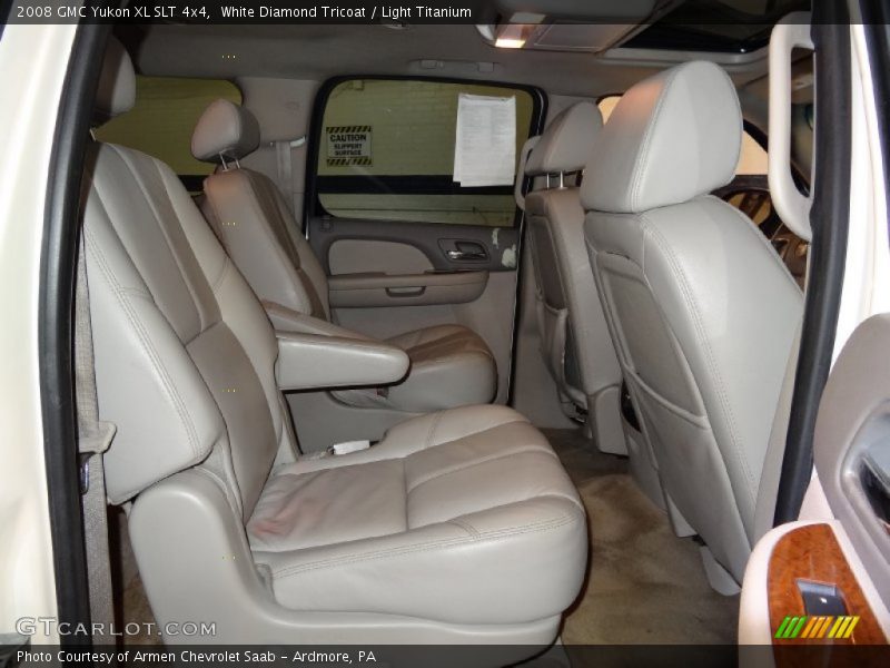 White Diamond Tricoat / Light Titanium 2008 GMC Yukon XL SLT 4x4