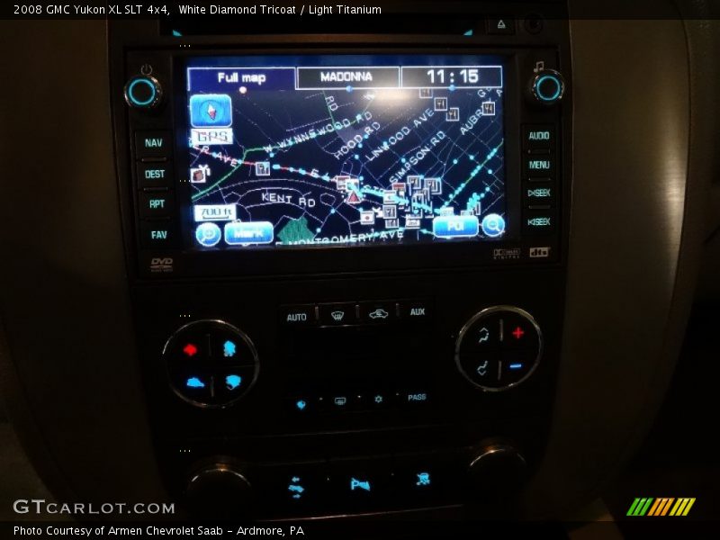 White Diamond Tricoat / Light Titanium 2008 GMC Yukon XL SLT 4x4