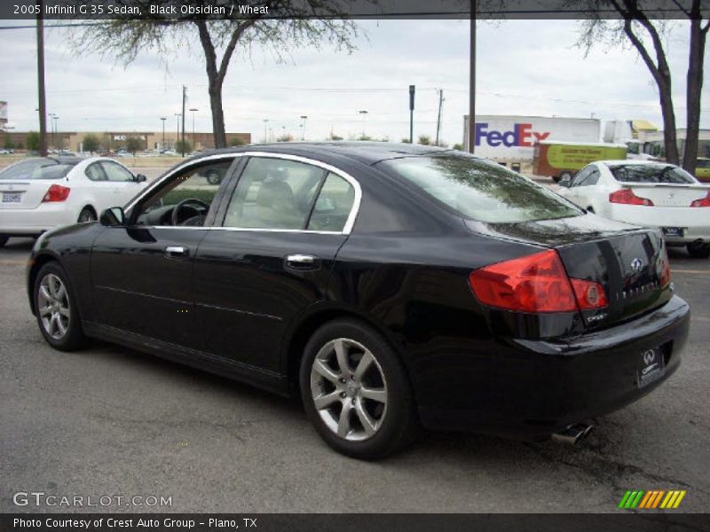 Black Obsidian / Wheat 2005 Infiniti G 35 Sedan