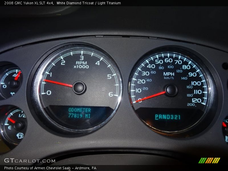 White Diamond Tricoat / Light Titanium 2008 GMC Yukon XL SLT 4x4