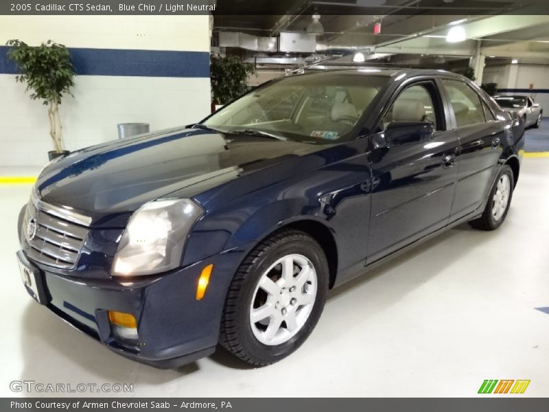 Blue Chip / Light Neutral 2005 Cadillac CTS Sedan