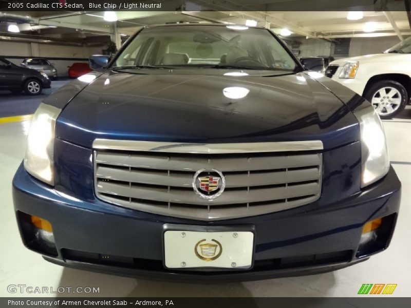 Blue Chip / Light Neutral 2005 Cadillac CTS Sedan
