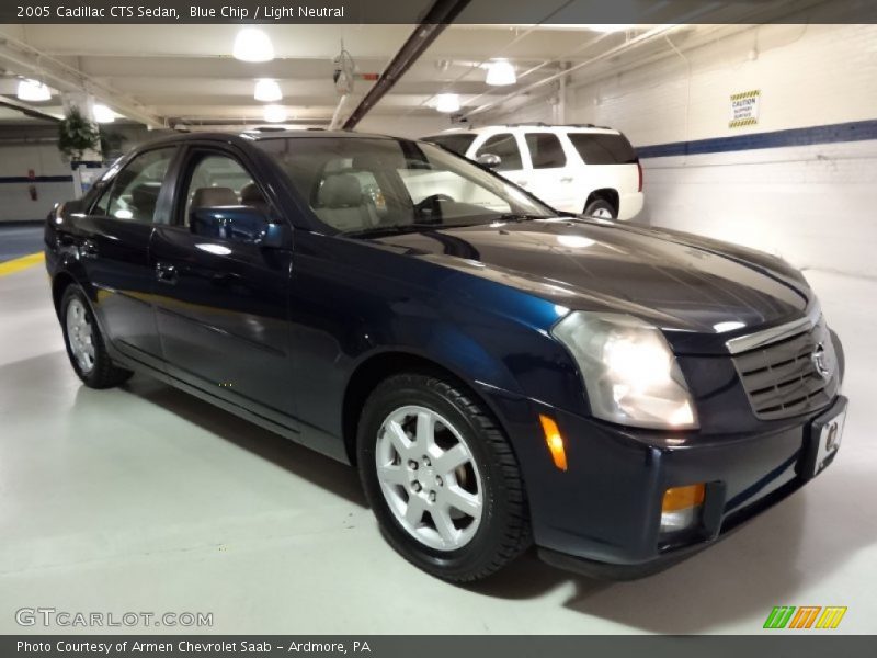 Blue Chip / Light Neutral 2005 Cadillac CTS Sedan