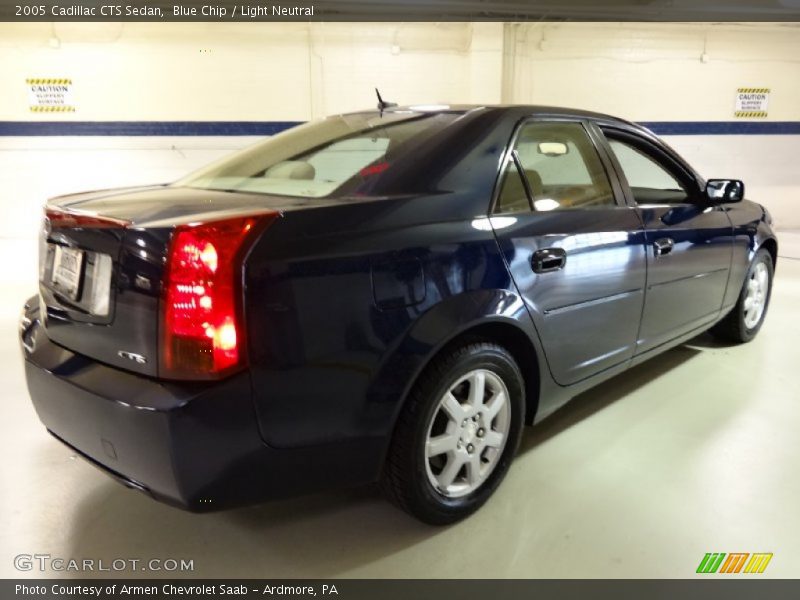 Blue Chip / Light Neutral 2005 Cadillac CTS Sedan