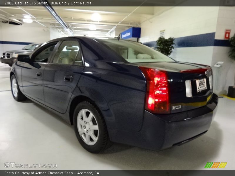 Blue Chip / Light Neutral 2005 Cadillac CTS Sedan