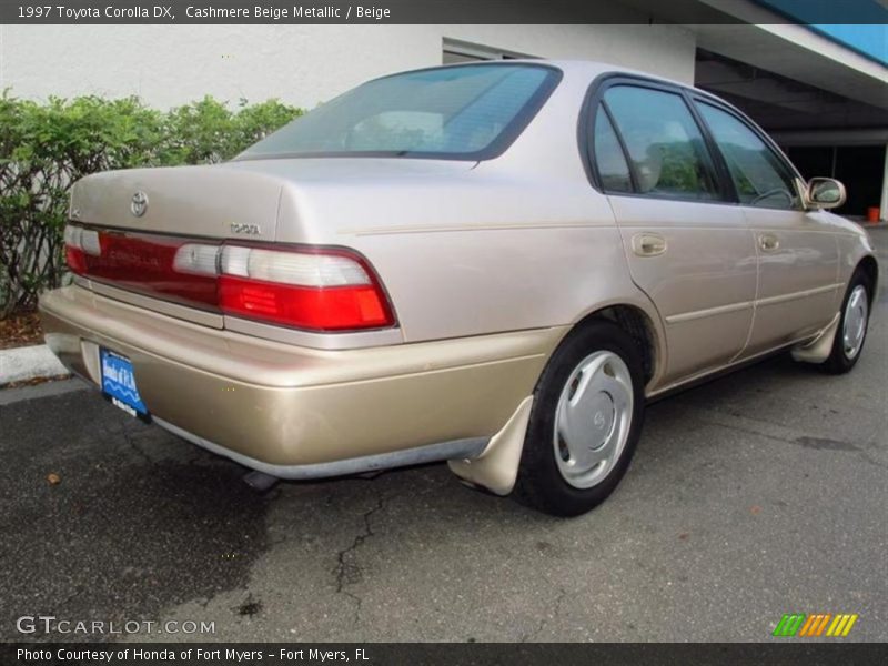 Cashmere Beige Metallic / Beige 1997 Toyota Corolla DX