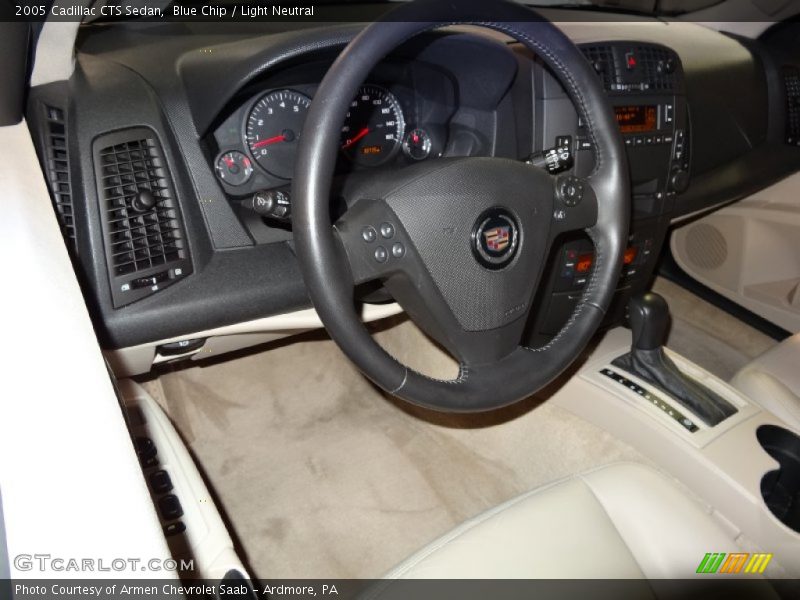 Blue Chip / Light Neutral 2005 Cadillac CTS Sedan