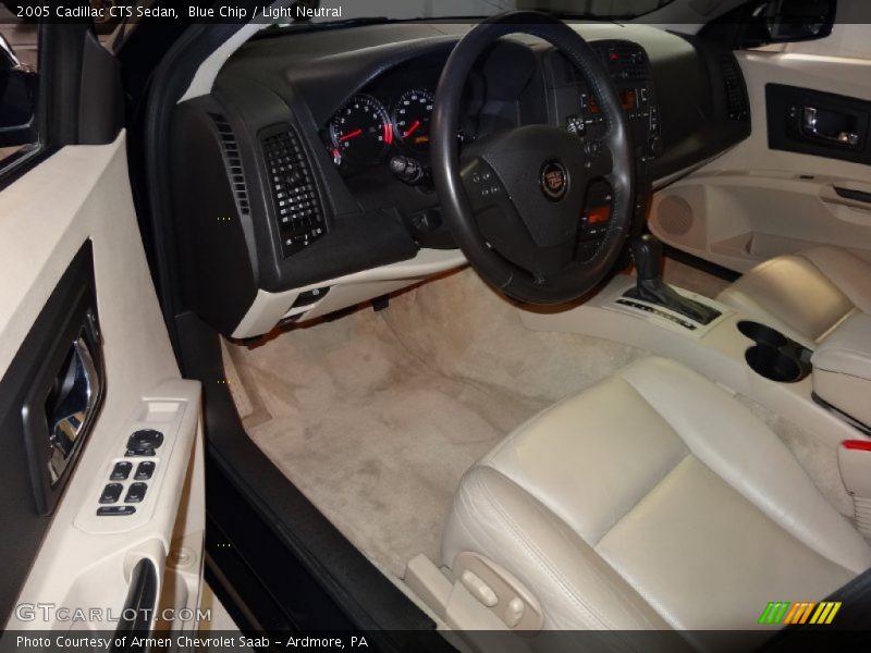 Blue Chip / Light Neutral 2005 Cadillac CTS Sedan