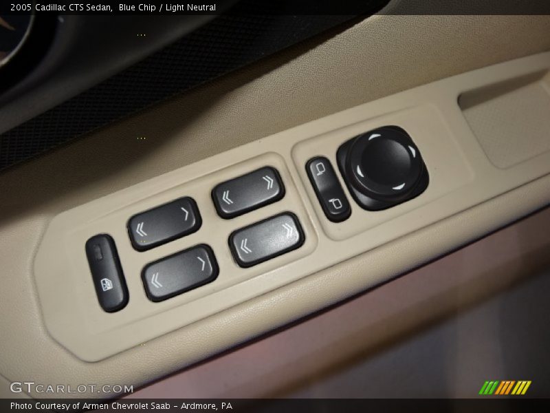Blue Chip / Light Neutral 2005 Cadillac CTS Sedan