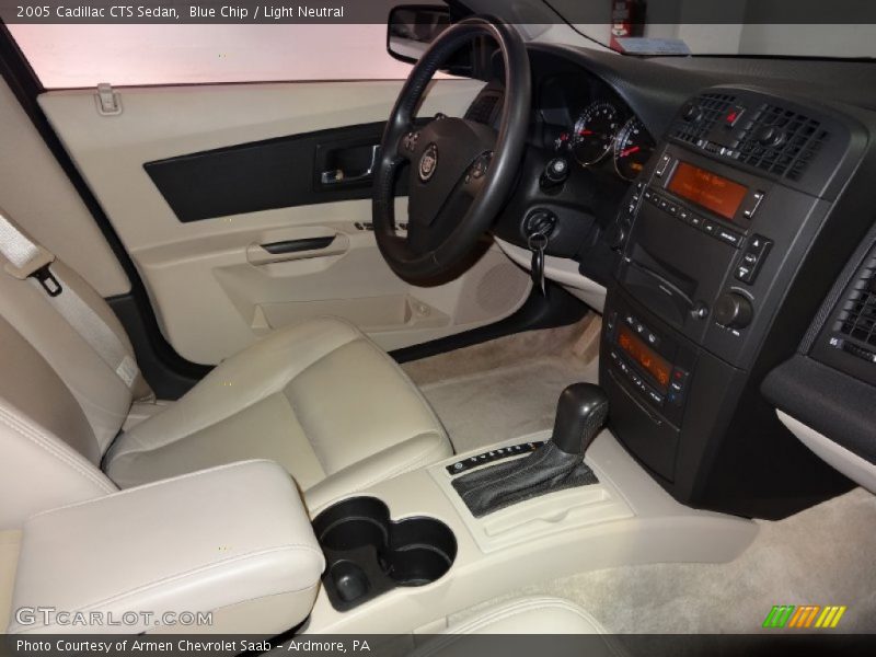 Blue Chip / Light Neutral 2005 Cadillac CTS Sedan