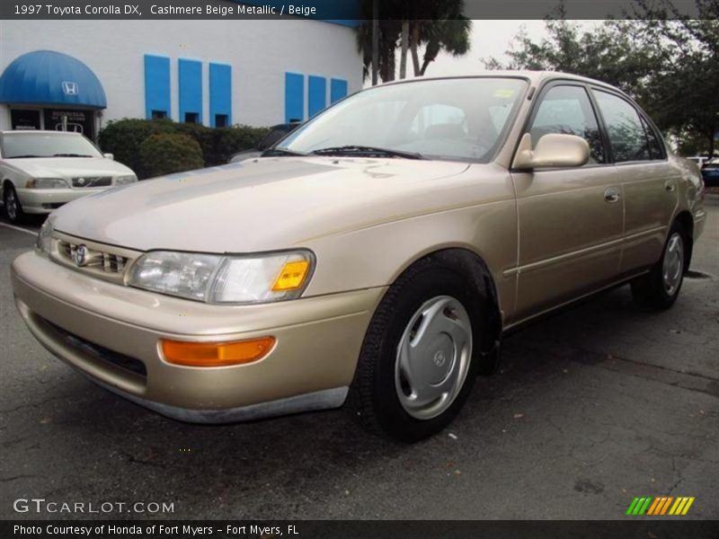 Cashmere Beige Metallic / Beige 1997 Toyota Corolla DX