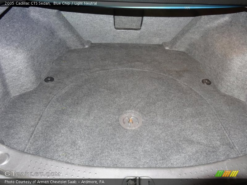Blue Chip / Light Neutral 2005 Cadillac CTS Sedan