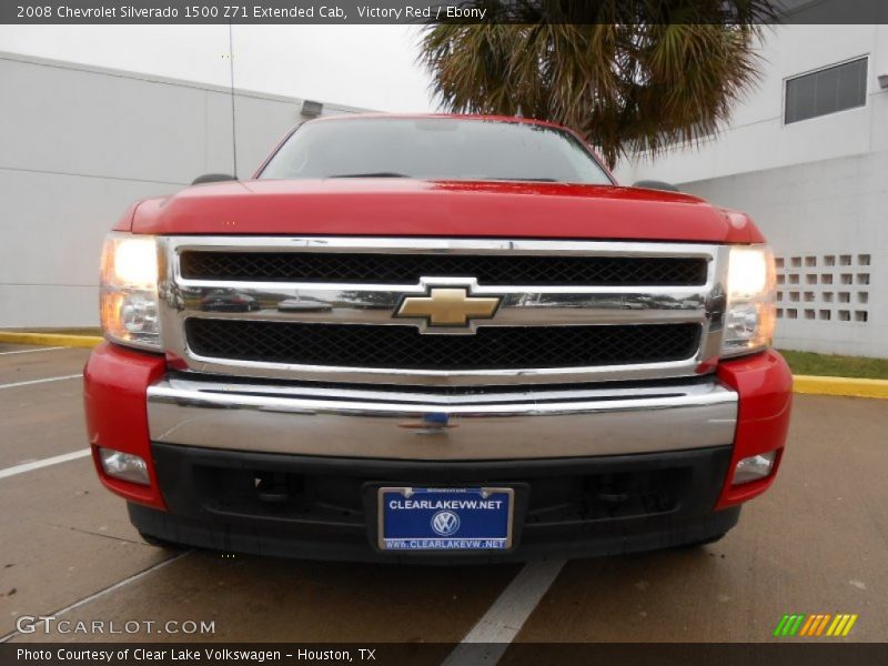 Victory Red / Ebony 2008 Chevrolet Silverado 1500 Z71 Extended Cab