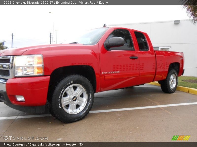 Victory Red / Ebony 2008 Chevrolet Silverado 1500 Z71 Extended Cab
