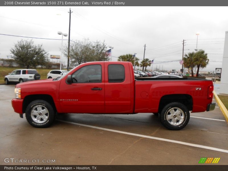 Victory Red / Ebony 2008 Chevrolet Silverado 1500 Z71 Extended Cab