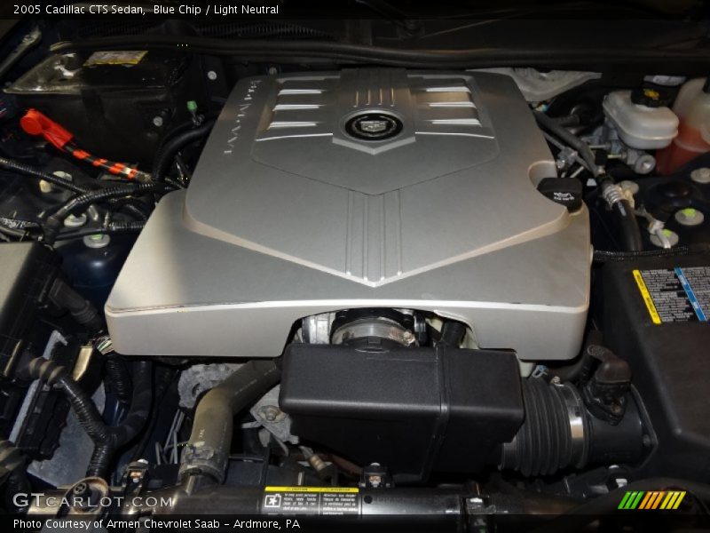 Blue Chip / Light Neutral 2005 Cadillac CTS Sedan