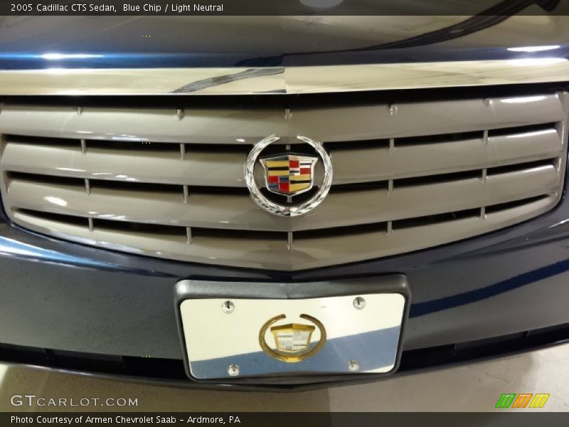 Blue Chip / Light Neutral 2005 Cadillac CTS Sedan