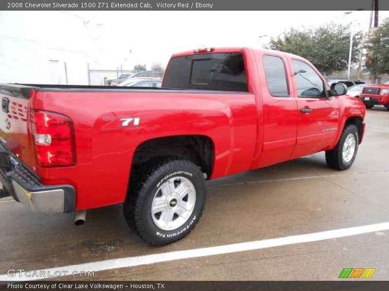 Victory Red / Ebony 2008 Chevrolet Silverado 1500 Z71 Extended Cab
