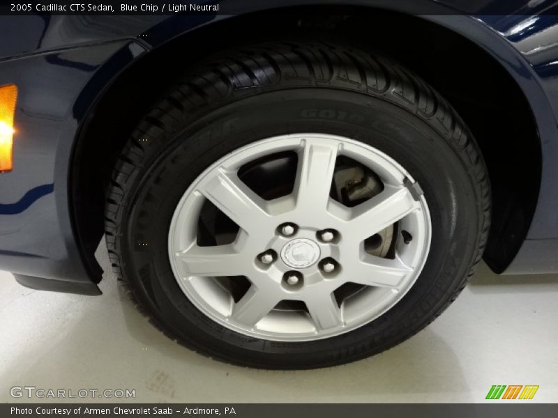 Blue Chip / Light Neutral 2005 Cadillac CTS Sedan