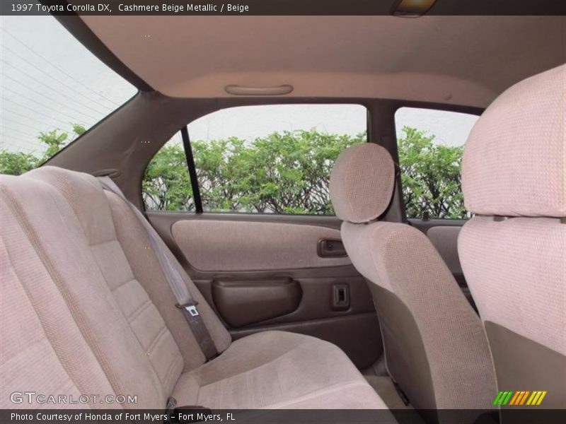 Cashmere Beige Metallic / Beige 1997 Toyota Corolla DX