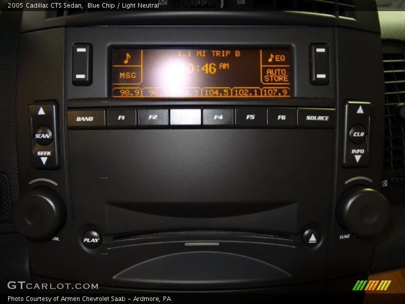 Blue Chip / Light Neutral 2005 Cadillac CTS Sedan