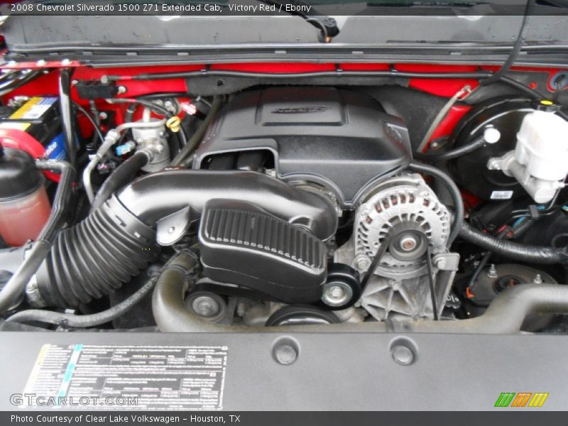 Victory Red / Ebony 2008 Chevrolet Silverado 1500 Z71 Extended Cab
