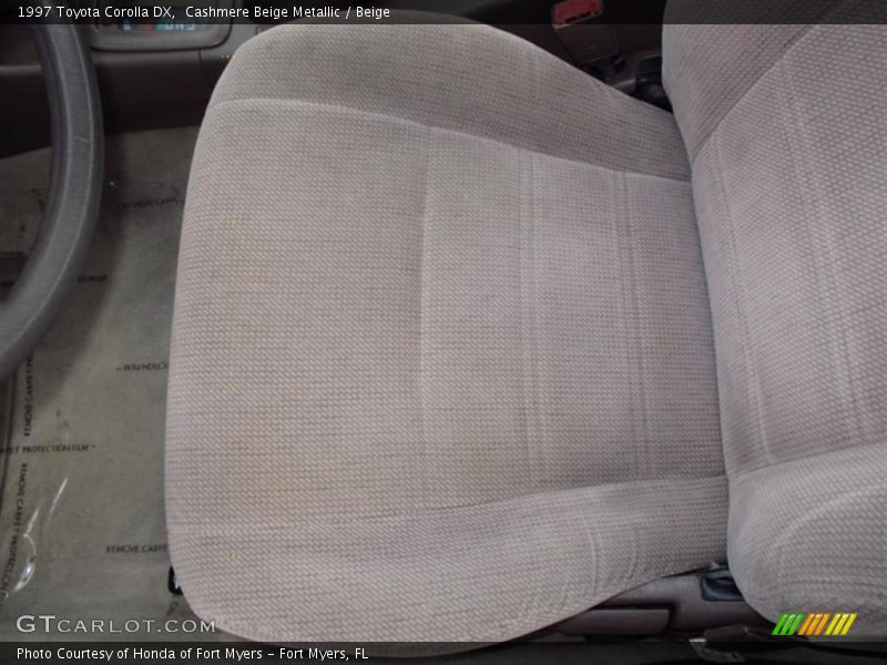 Cashmere Beige Metallic / Beige 1997 Toyota Corolla DX