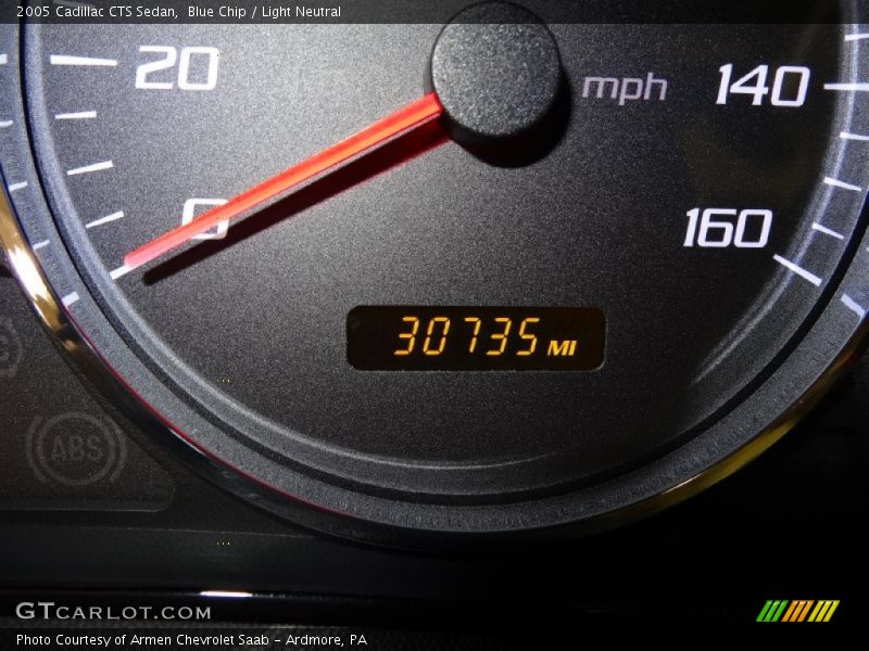 Blue Chip / Light Neutral 2005 Cadillac CTS Sedan